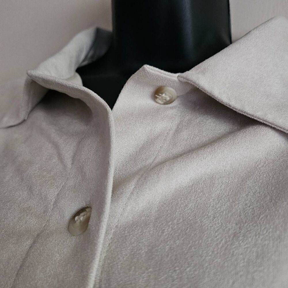 NWT Acoa Fringe Button Up Blouse - Picture 5 of 8